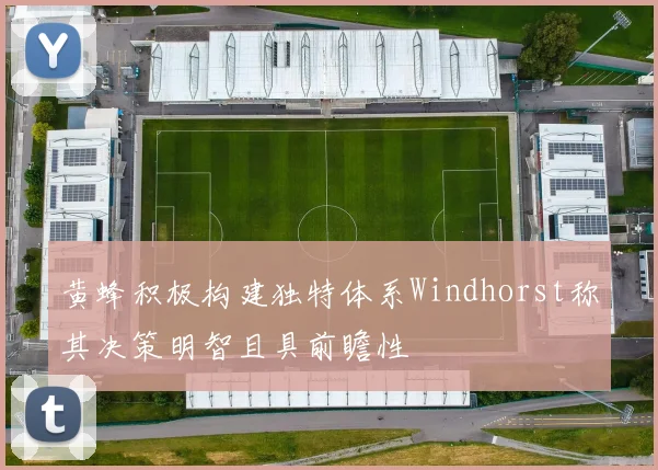 黄蜂积极构建独特体系Windhorst称其决策明智且具前瞻性